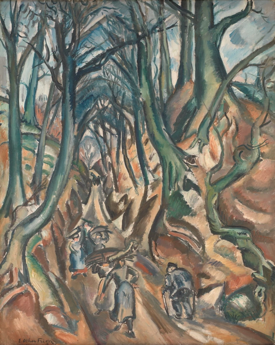 La strada sommersa in inverno - Statens Museum for Kunst